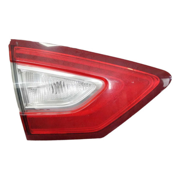 Lanterna Tampa Traseira Esquerda Fusion 2013 Com Led Detalhe Esquerdo/motorista Vermelho