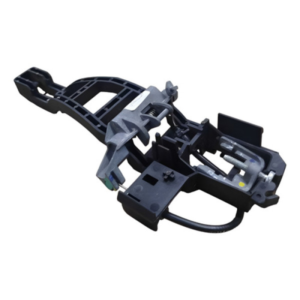 Suporte Maçaneta Porta Traseira Esquerda Focus 2009 Preto Traseira