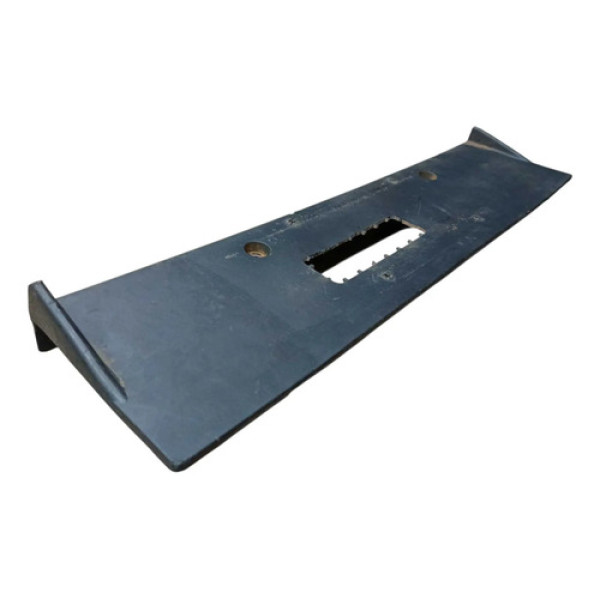 Suporte Placa Traseira Fiat Strada 2014 2015 Preto