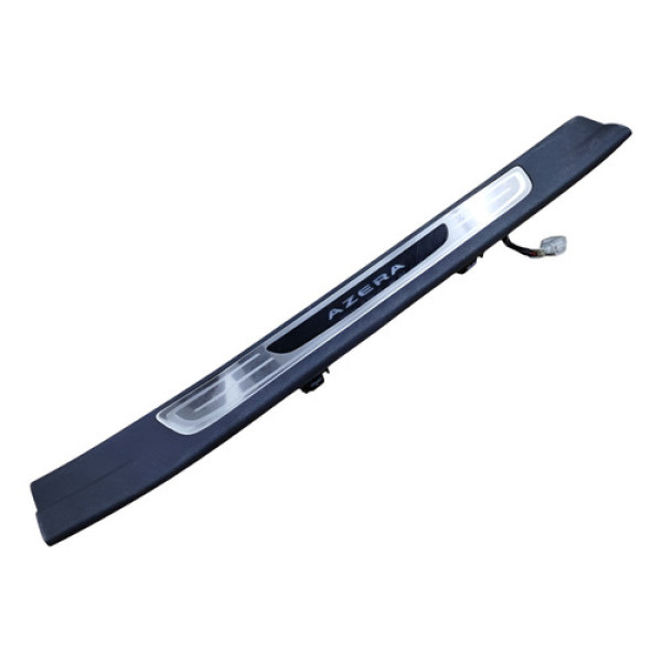 Soleira Hyundai Azera Dianteira Direita 2012 2013 2014 Preta/cromo