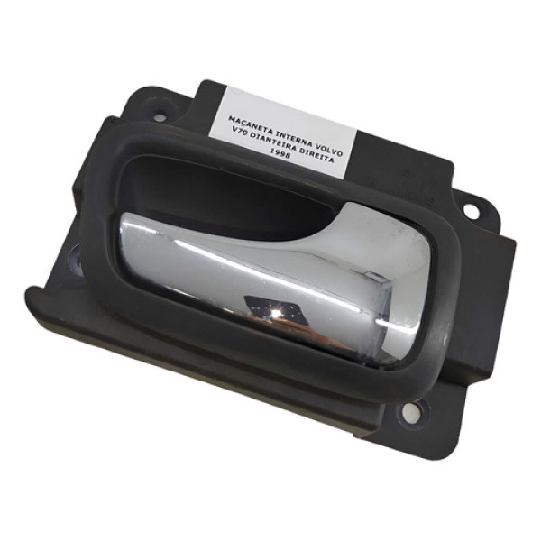 Maçaneta Interna Volvo V70 Dianteira Direita 1998 Preto Dianteira