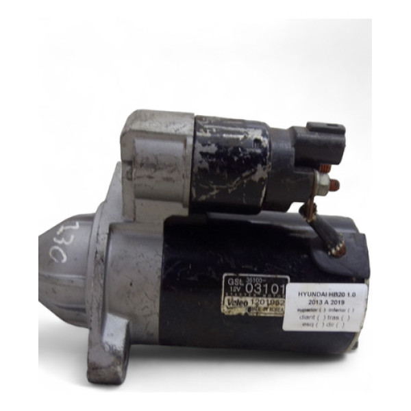 Motor Arranque Hyundai Hb20 1.0 3cc 2016 2017 2018 2019