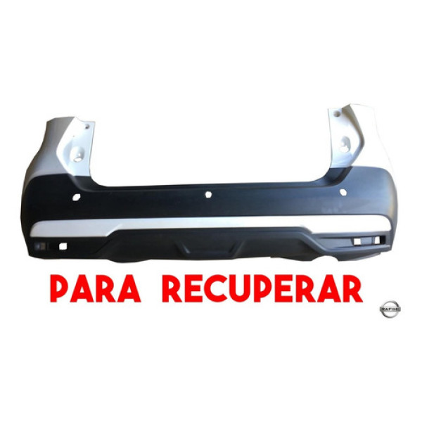 Parachoque Traseiro Nissan Kicks 2016 A 2020 Para Recuperar