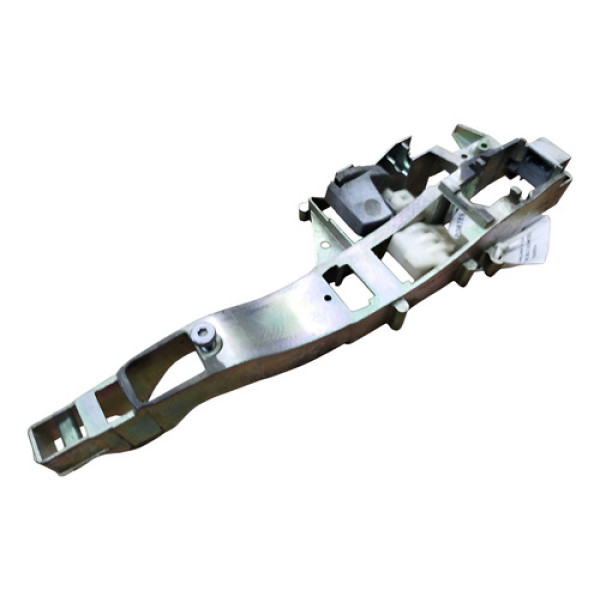 Suporte Maçaneta Externa Porta 208 2013 Dianteira Esquerda Preto