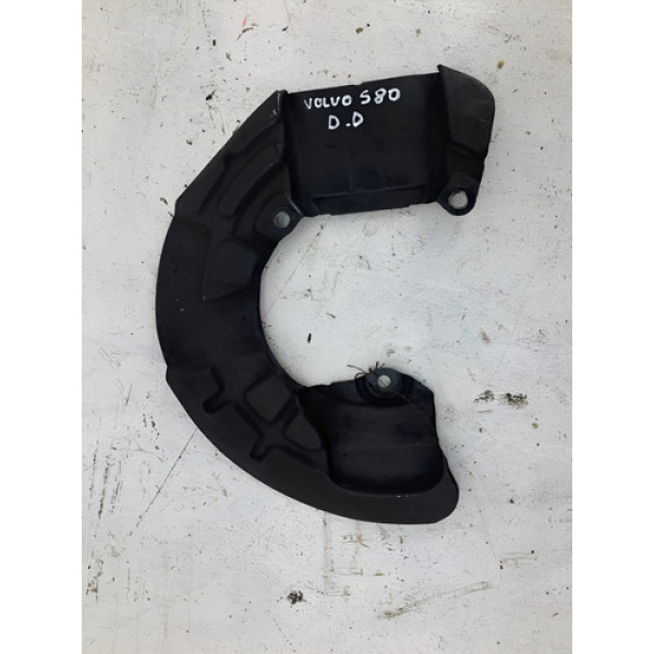 Espelho De Roda Dianteira Direita Volvo S80 2.8 2002 Preto