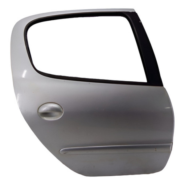 Porta Traseira Direita Peugeot 206 207 2007 2008 2009 2010 Traseira Direita Prata