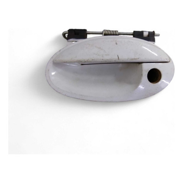 Maçaneta Externa Porta Celta Dianteira Esquerda 2007 2016 Branca Dianteira