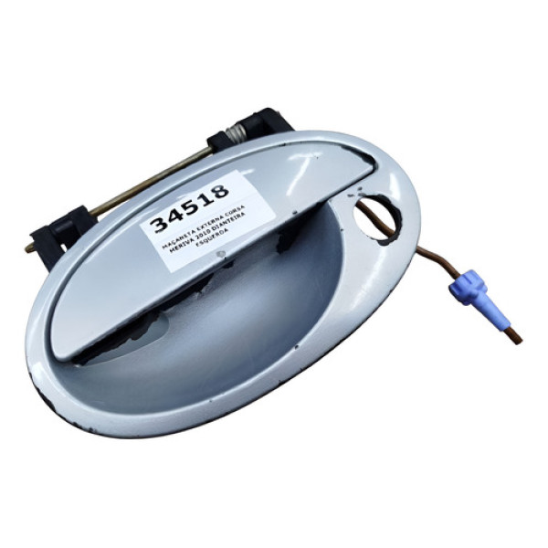 Maçaneta Externa Corsa Meriva 2010 Dianteira Esquerda Prata