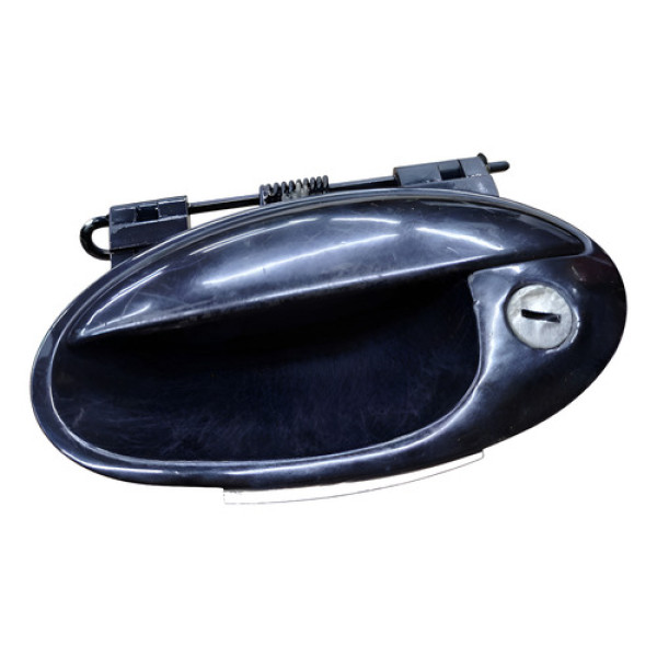 Maçaneta Externa Celta Prisma Dianteira Esquerda 2007 2016 Preta