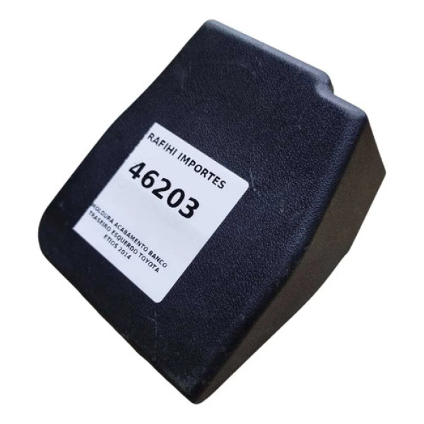 Moldura Acabamento Banco Traseiro Esquerdo Toyota Etios 2014 Preta