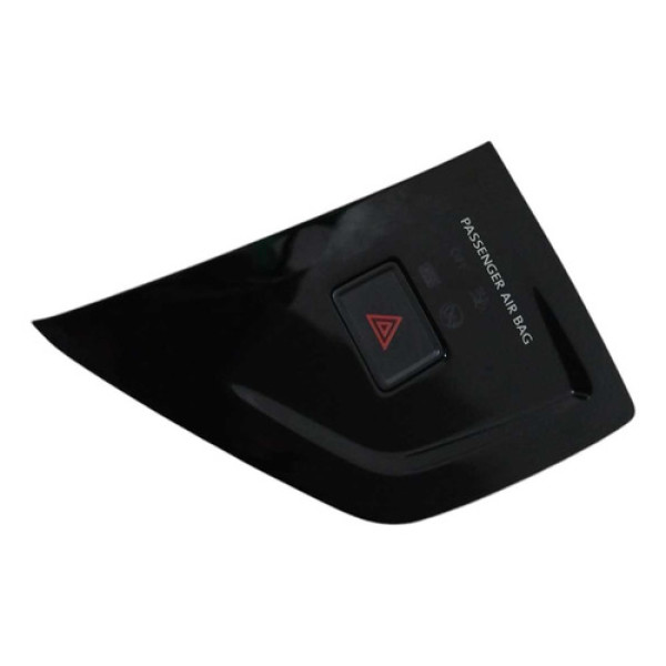 Botão Pisca Alerta Com Moldura Vw Polo Virtus 2019 2020 2021 Preto