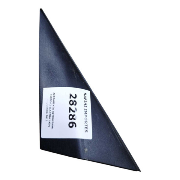 Acabamento Retrovisor Hyundai Elantra Lado Esquerdo 2012 Preto