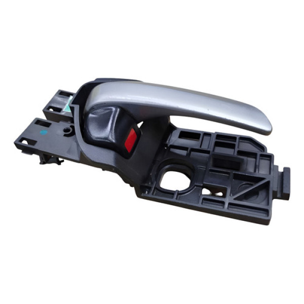 Maçaneta Interna Fit 2015 2016 2017 Porta Traseira Direita Prata Traseira