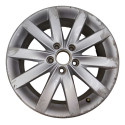 Roda Aluminio Aro 17 Volkswagen Golf Mk6 2014 Tala 7 5x112 Prateado