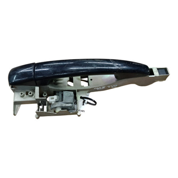 Maçaneta Externa 408 2012 2013 Porta Traseira Esquerda Preto