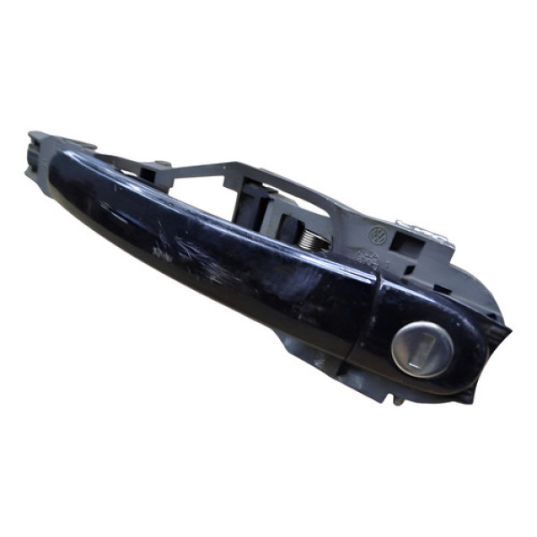 Maçaneta Externa Porta Fox 2012 2013 Dianteira Esquerda Preta