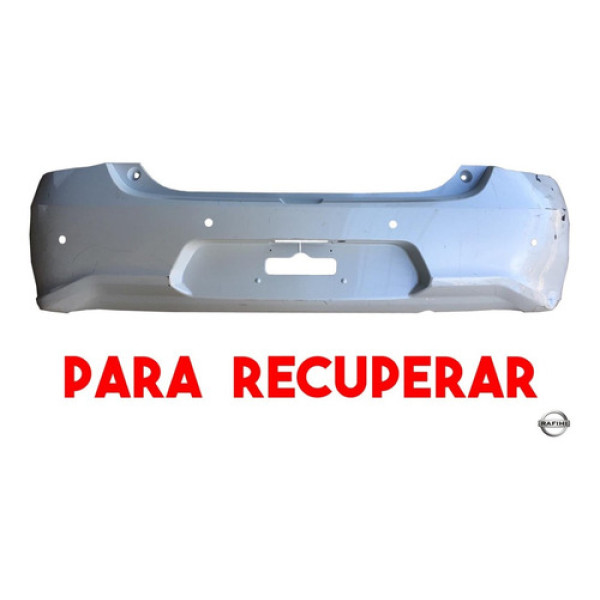 Parachoque Traseiro Toyota Etios Hatch 2018 Para Recuperar