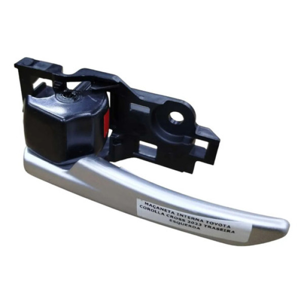 Maçaneta Interna Toyota Corolla Cross 2023 Traseira Esquerda Cinza Traseira