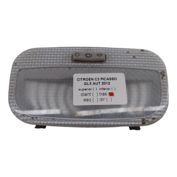 Luz De Teto Cortesia Citroen C3 Picasso 2012