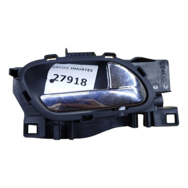 Maçaneta Interna Citroen C3 Air Cross Direito 2013 2015 2017 Preto Dianteira