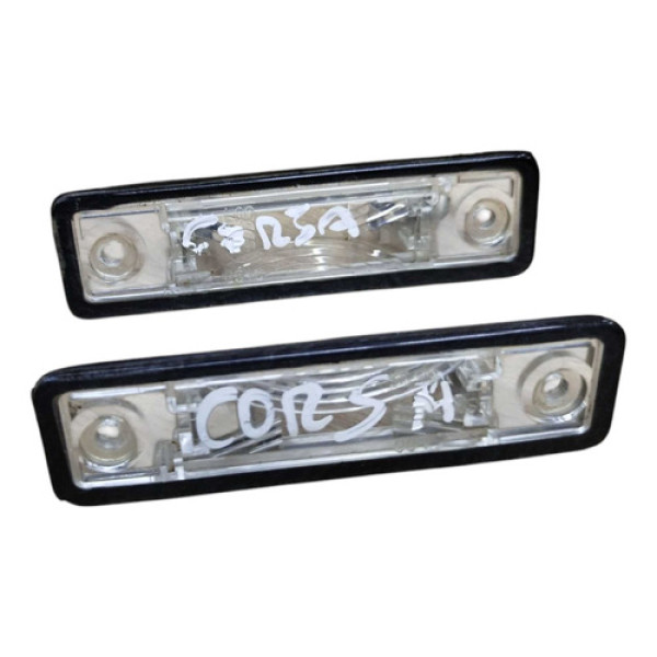 Luz Placa Chevrolet Corsa Classic 2010 2011 Par