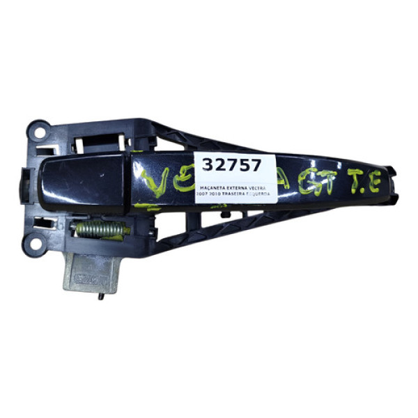 Maçaneta Externa Vectra 2007 2010 Traseira Esquerda Preto