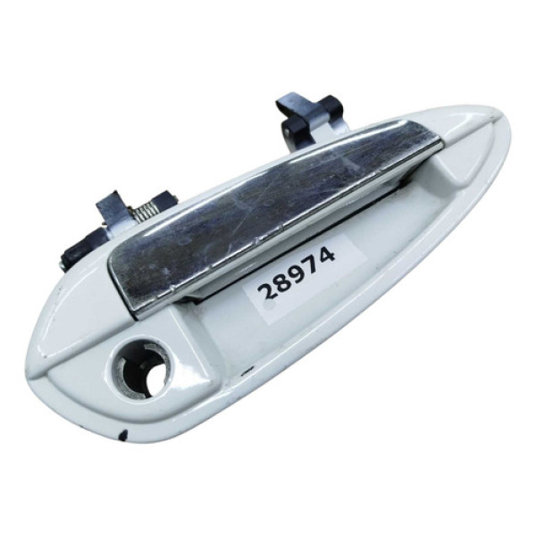 Maçaneta Externa Fiat Punto Traseira Direita 2008 2010 2012 Branco Traseira