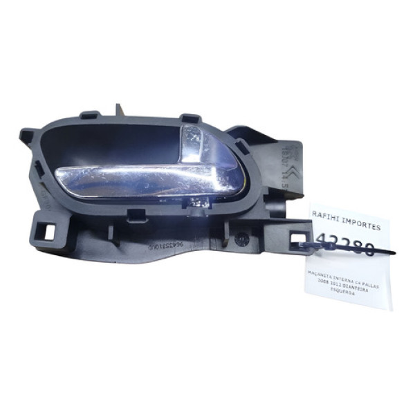 Maçaneta Interna C4 Pallas 2008 2012 Dianteira Esquerda - Preto - Dianteira
