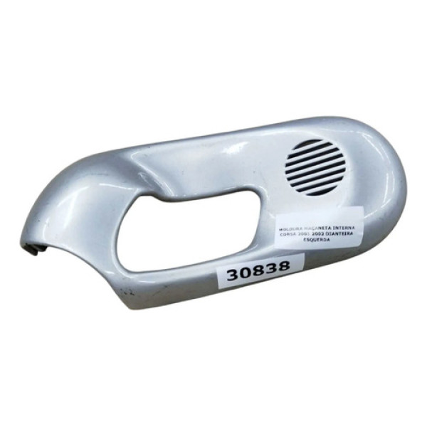 Moldura Maçaneta Interna Corsa 2001 2002 Dianteira Esquerda Cinza Dianteira