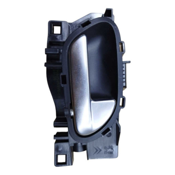 Maçaneta Interna Peugeot 208 Dianteira Direita 2013 2014 Prata Dianteira