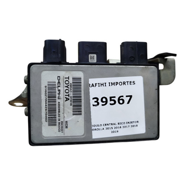 Modulo Central Bico Injetor Corolla 2015 2016 2017 2018 2019