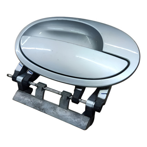 Maçaneta Externa Meriva 2002 2005 2010 Traseira Direita Prata Traseira