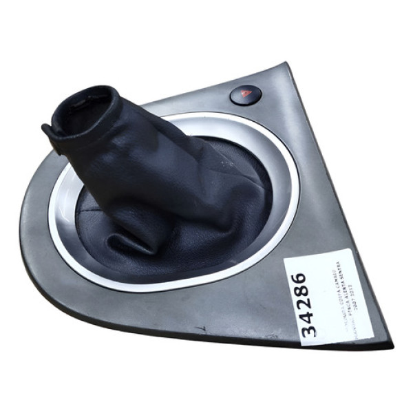 Moldura Coifa Cambio Manual Pisca Alerta Sentra 2007 2012 Lisa Cinza