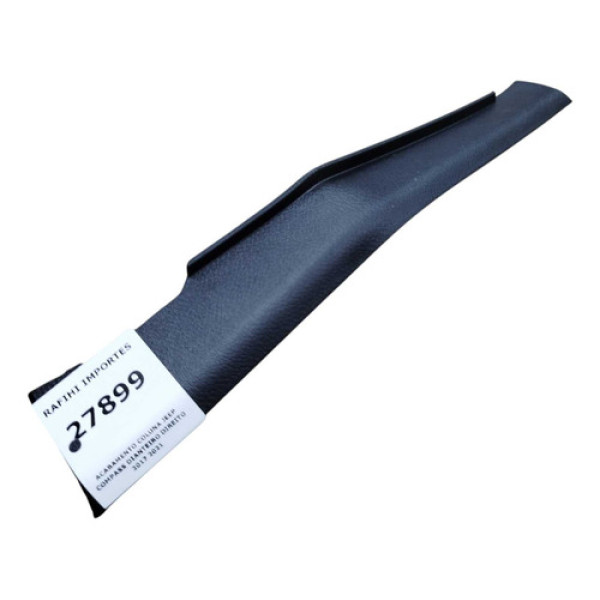 Acabamento Coluna Jeep Compass Dianteiro Direito 2017 2021 Preto