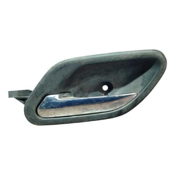 Macaneta Interna Porta Bmw 540 Dianteira Esquerda 1998 1999 Prata Dianteira