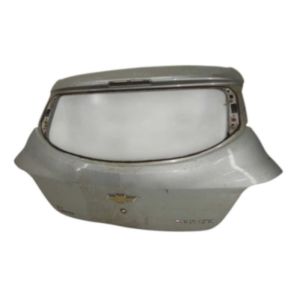 Tampa Traseira Onix 2013 2014 2015 2016 2017 Com Furo Prata