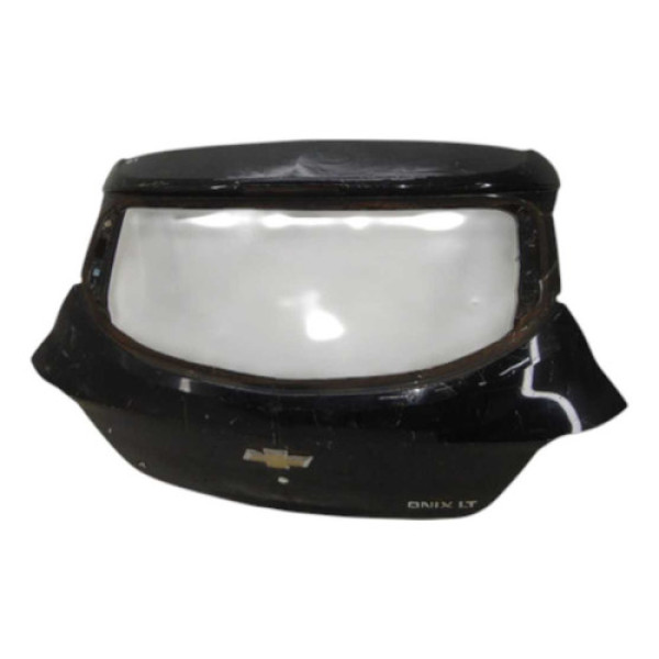 Tampa Traseira Onix 2013 2014 2015 2016 2017 Detalhe Preta