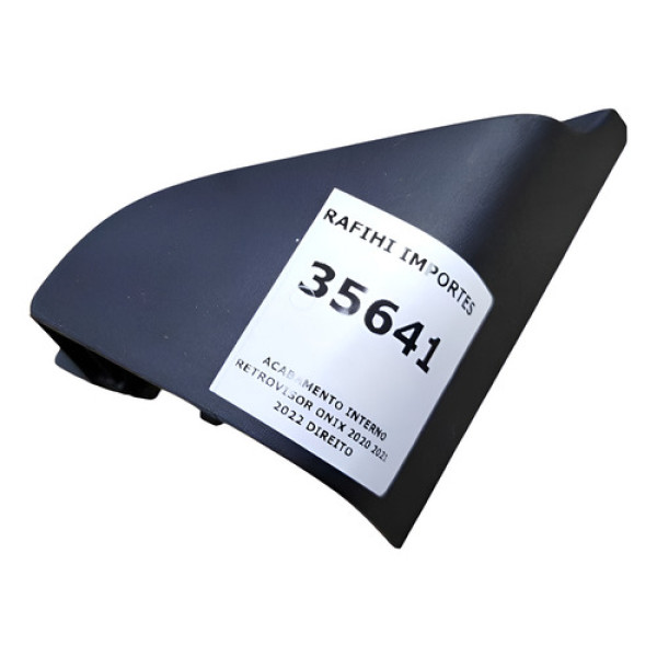 Acabamento Interno Retrovisor Onix 2020 2021 2022 Direito Preta