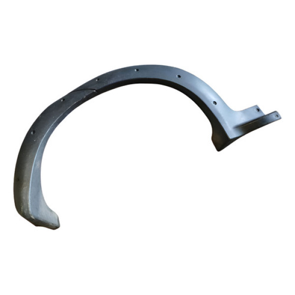 Aplique Lateral Paralama Strada Adventure Dianteiro Direito Preta