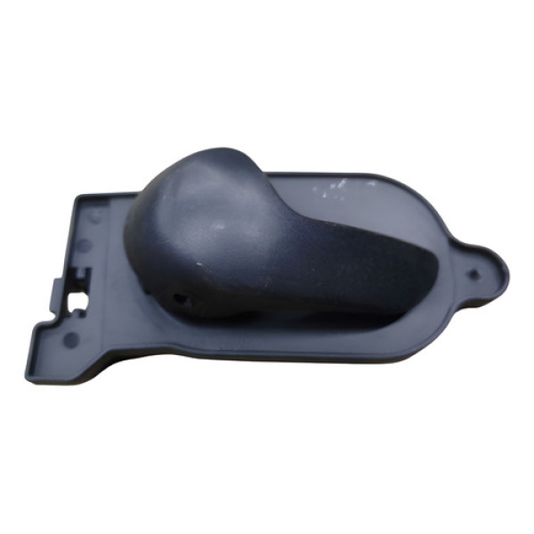 Maçaneta Interna Porta Fiesta 2002 2006 Dianteira Esquerda Preta Dianteira