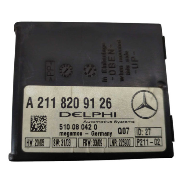 Modulo Central Alarme Mercedes Clc 200 Kompressor 2010