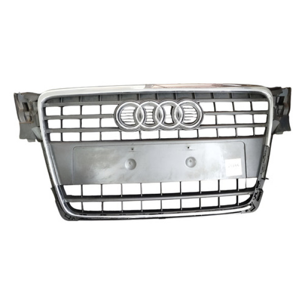 Grade Parachoque Dianteiro Audi A4 2010 2011 2012 Detalhe Brilhante