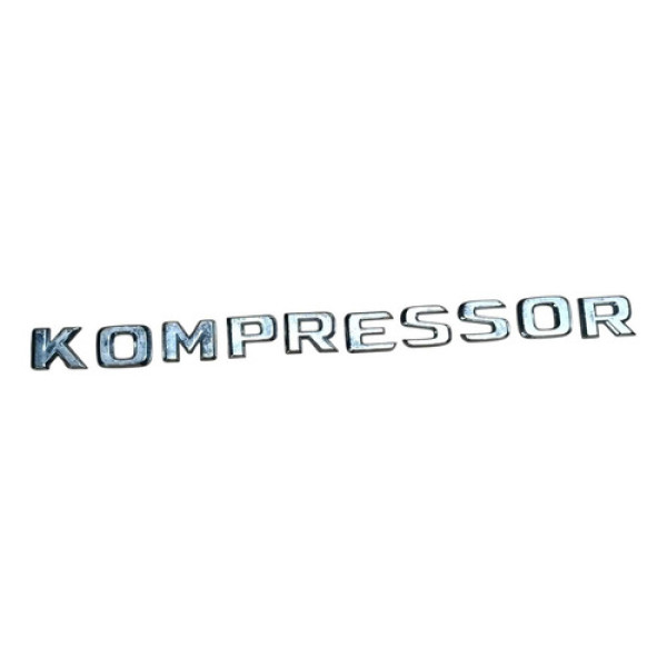 Emblema Mercedes Clc 200 Kompressor 2010 Prata
