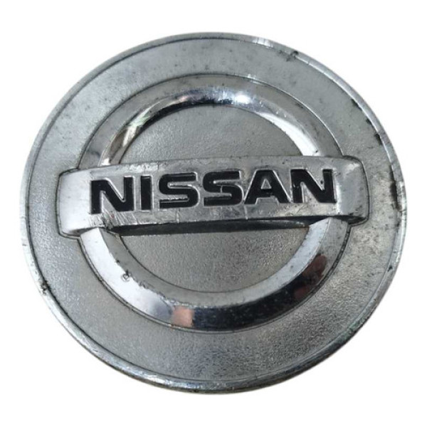 Acabamento Central Calota Versa Livina Tiida 2013 2014 2015 Prata