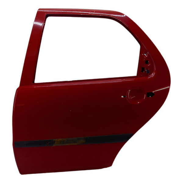 Porta Traseira Esquerda Palio Siena 2008 2009 2010 2011 2012 Traseira Esquerda Vermelha