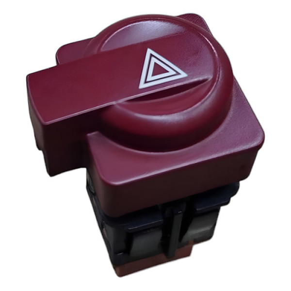 Botão Pisca Alerta C4 Pallas 2008 2009 2011 2012 Vermelha