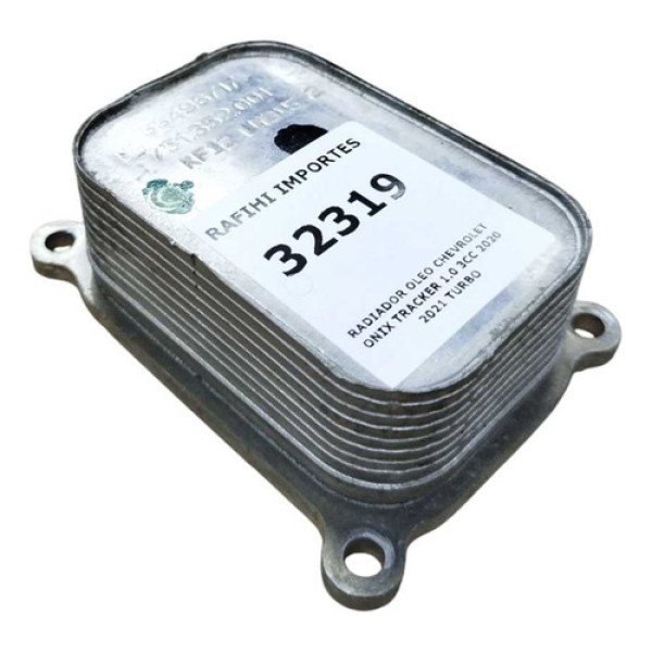 Radiador Oleo Chevrolet Onix Tracker 1.0 3cc 2020 2021 Turbo