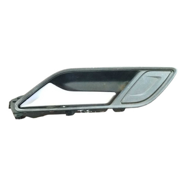 Maçaneta Interna Traseira Esquerda Audi A3 Sportback 2014 Prata/preta Traseira