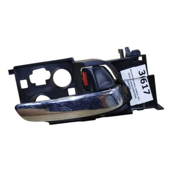 Maçaneta Interna Honda Hrv 2016 2017 2018 Dianteira Direita Prateado Dianteira