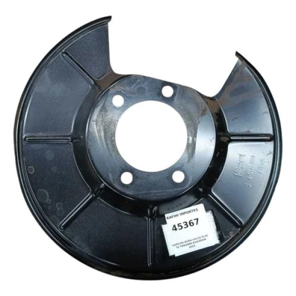 Espelho Roda Volvo Xc60 T6 Traseira Esquerda 2010 Preto